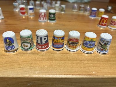 7 Vintage Werbung Fingerhüte Essen verwandt 