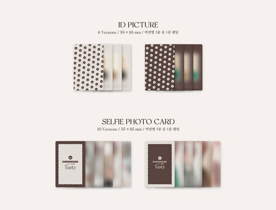 KIM WOO SEOK 2nd Desire [TASTY] Cookie Ver. CD + Buch + Text + Karte ...