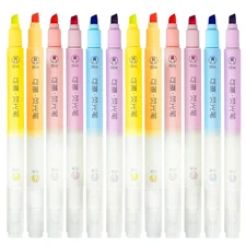 MOACC Erasable Highlighters, Double Head Smooth Writing Highlighters, Chisel ...