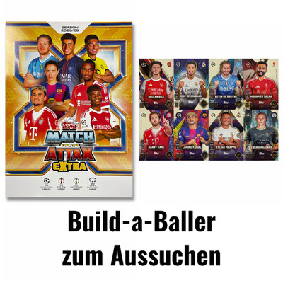 Match Attax Extra 25/26 Champions League 2025/26 Build-a-Baller zum Aussuchen