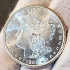 * 1881 S * BU MS++ DIAMOND BLAST WHITE PRISTINE GEM!! RARE MORGAN DOLLAR #A60