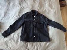 AllSaints Relaxed Fit Wool Blend Overshirt / Shacket - Men  s XL - Black