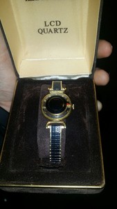 texas instruments lcd quartz watch