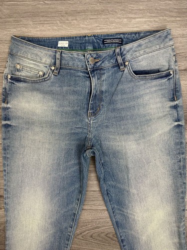 Jeans Tommy Hilfiger Venice RW skinny fit blu chiaro denim uomo W32 L34 - Foto 4 di 15