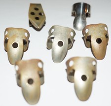 1 Daumen + 6 Finger-Picks Metall für Akustik Gitarre für Fingerpicking Zupfen