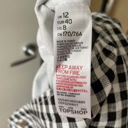 TOPSHOP Gingham Overalls (12) - Picture 6 of 6