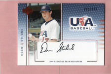 DREW STUBBS 2005-06 USA Baseball National Team Signature Black #DS S#093/475