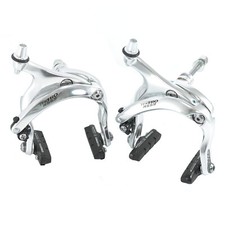 TEKTRO R559 Caliper Brake Set Long Reach 53-73mm Nutted Mount , Silver