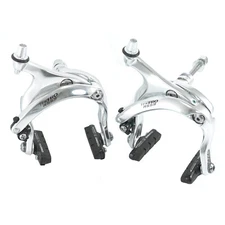 TEKTRO R559 Caliper Brake Set Long Reach 53-73mm Nutted Mount, Silver