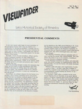 Viewfinder - Qtr Journal of the Leica Historical Society of America 1982 KL4225