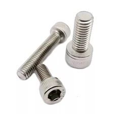 M1.6 M2 M2.5 M3 M4 M5 304 Steel Allen Hex Socket Cap Head Screws Bolts DIN912#C1