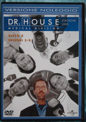 DR HOUSE -STAGIONE UNO  - DVD DISCO N.2 STAGIONE 1 - N.00722