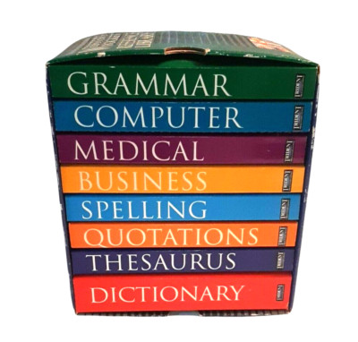 The New International Websters Pocket Reference Library 8 Volume Set  in Box
