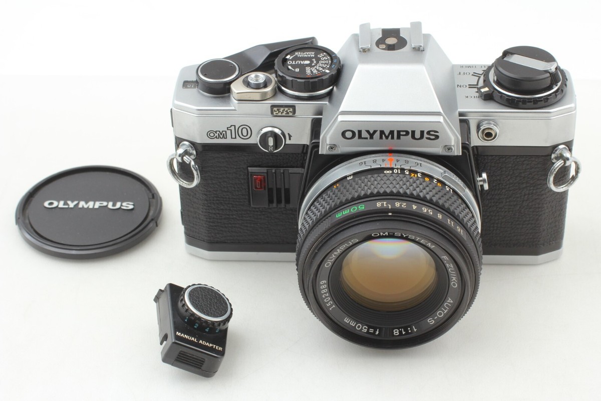 MINT ] Olympus OM10 35mm SLR Camera w/ F.ZUIKO AUTO-S 50mm