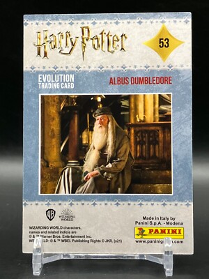 Harry Potter Evolution Albus Dumbledore Cards English Made in