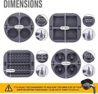Silicone Air Fryer Liners – Set of 4 Reusable Air Fryer Liners  — photo 2