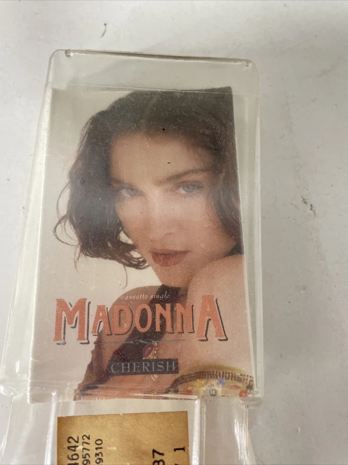 Madonna Cherish/Supernatural Single Rare cassette single New Sealed 1989 Vintage - Image 2 of 4