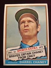 1976 Topps Traded #259T Braves Darrell Chaney Baseball Card