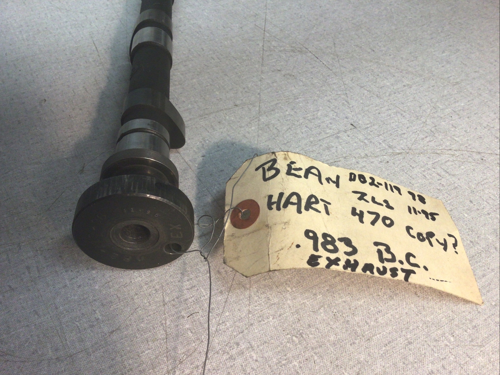 Lotus Twin Cam Dave Bean DB2-119-98 Camshaft