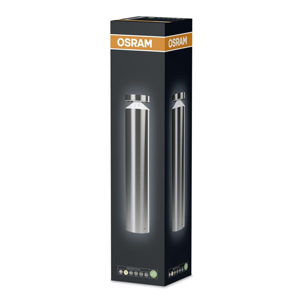 Osram LED Wegeleuchte Endura Style Cylinder Edelstahl 50cm IP44 6W warmweiß