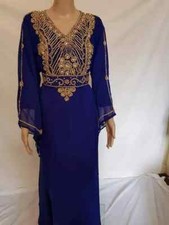 Eid SALE Dubai Farasha Gown Dress Elegant Kaftan Moroccan Abaya Stylish Ramzan