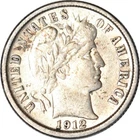 1912-D 10C Barber Dime AU K17020