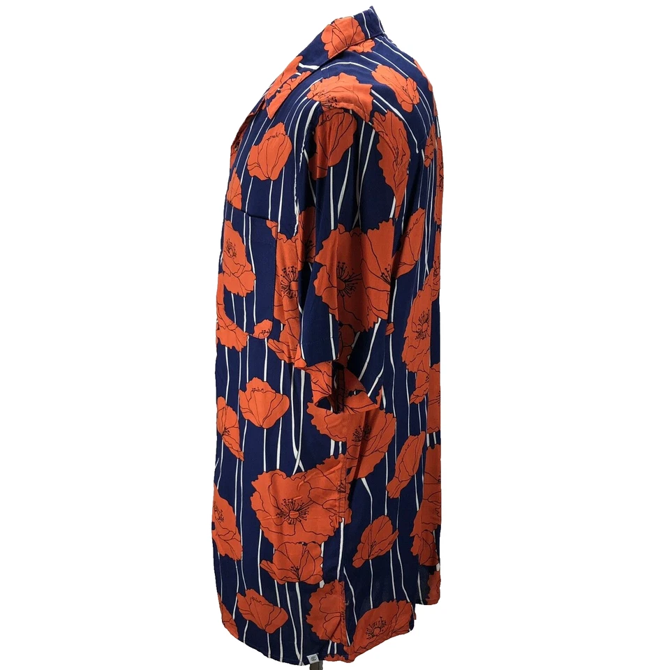 Sovereign Code XL Multicolor Floral Short Sleeve Button-Up Casual NWT Men Shirt - Image 3 of 4