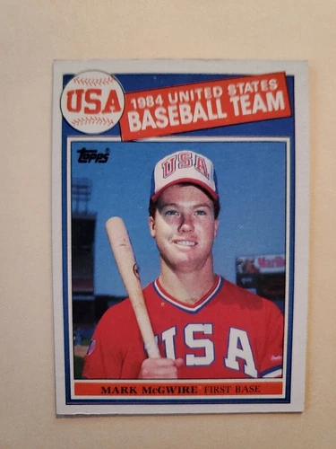 1985 Topps Mark McGwire 1984 United States Baseball Team Rookie RC #401