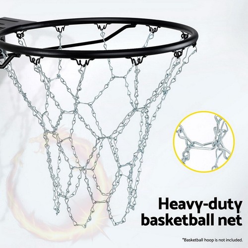 Everfit Basketball Ring Metal Braided Chain Net 12 Loop - Picture 5 of 7