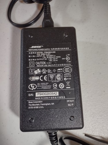 Genuine BOSE SoundDock AC Adapter Model PSM36W-208 Round Plug | A2 - Picture 4 of 4