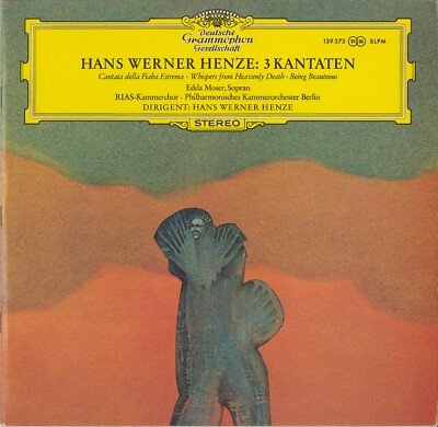 Hans Werner Henze, ''3 Kantaten'' Edda Moser, RIAS-Kammerchor, DGG 139373