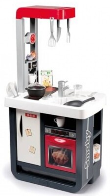 SMOBY - Faux Toy - Grey Kitchen with Accessories - - SM...