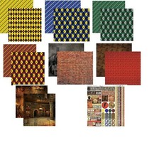 Wizard 101 Scrapbook Papers Stickers Set