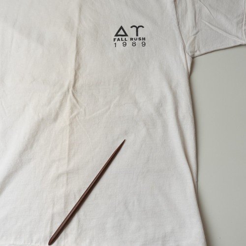 Vintage 80s 1989 Delta Upsilon Fraternity T Shirt Single Stitch Size Small Duck - Picture 15 of 16