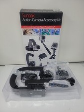 Sunpak Action Camera Accessory Kit - 8 Piece Set Go-Pro Nikon and Sony NEW