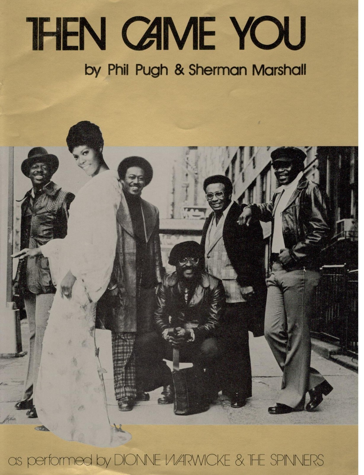 DIONNE WARWICKE & THE SPINNERSTHEN CAME YOU SHEET MUSICPIANO/V/GUITAR