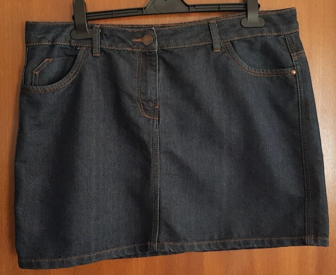 Ladies Denim Midi Skirt. Size 16. George eBay