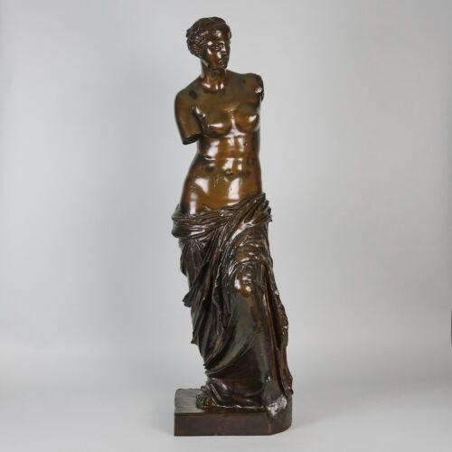 Escultura Art Nouveau de finales del siglo XIX "Venus de Milo" de F. Barservicedne - Imagen 2 de 10