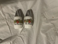 Westinghouse Gemco Vintage 70s Spice of Life Salt & Pepper Shakers Corning Ware