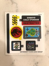 LEGO STICKER SHEET for 75932 Jurassic Park Velociraptor Chase, New  Genuine 