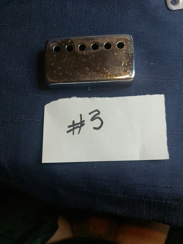 Gibson Humbucking Pick Up Cover Chrome 1970's Never Soldered On