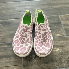 Oofos Oomg Eezee Women's Slip-On Shoes Rose Leopard W6