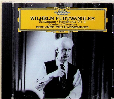 SCHUMANN Symphony No.4 Manfred Overture FUTWANGLER BPO JAPAN SHM-CD DG UCCG-9787