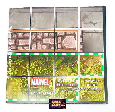 Marvel Heroclix Mean Streets / Subway Map Play at Home Kit Smash and Destroy Set