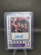 2023-24 Panini Donruss Optic Jalen Slawson #SS-SLW Signature Series Rookie Auto