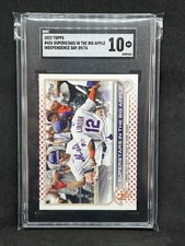 2022 Topps Series 2 Superstars In the Big Apple Independence Day /76 SGC 10 Sh