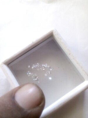 Diamond White Natural 0.005 Ctw Loose Diamond 50 Pcs For Making Jewelry
