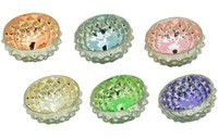 Glas Schwimmschale Pastellmix Rund, 6Er Set - Schwimmkerzen, Tischdeko