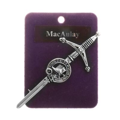 Traditional Clans of Scotland schottischer Zinn Kilt Pin verschiedene Namen verfügbar