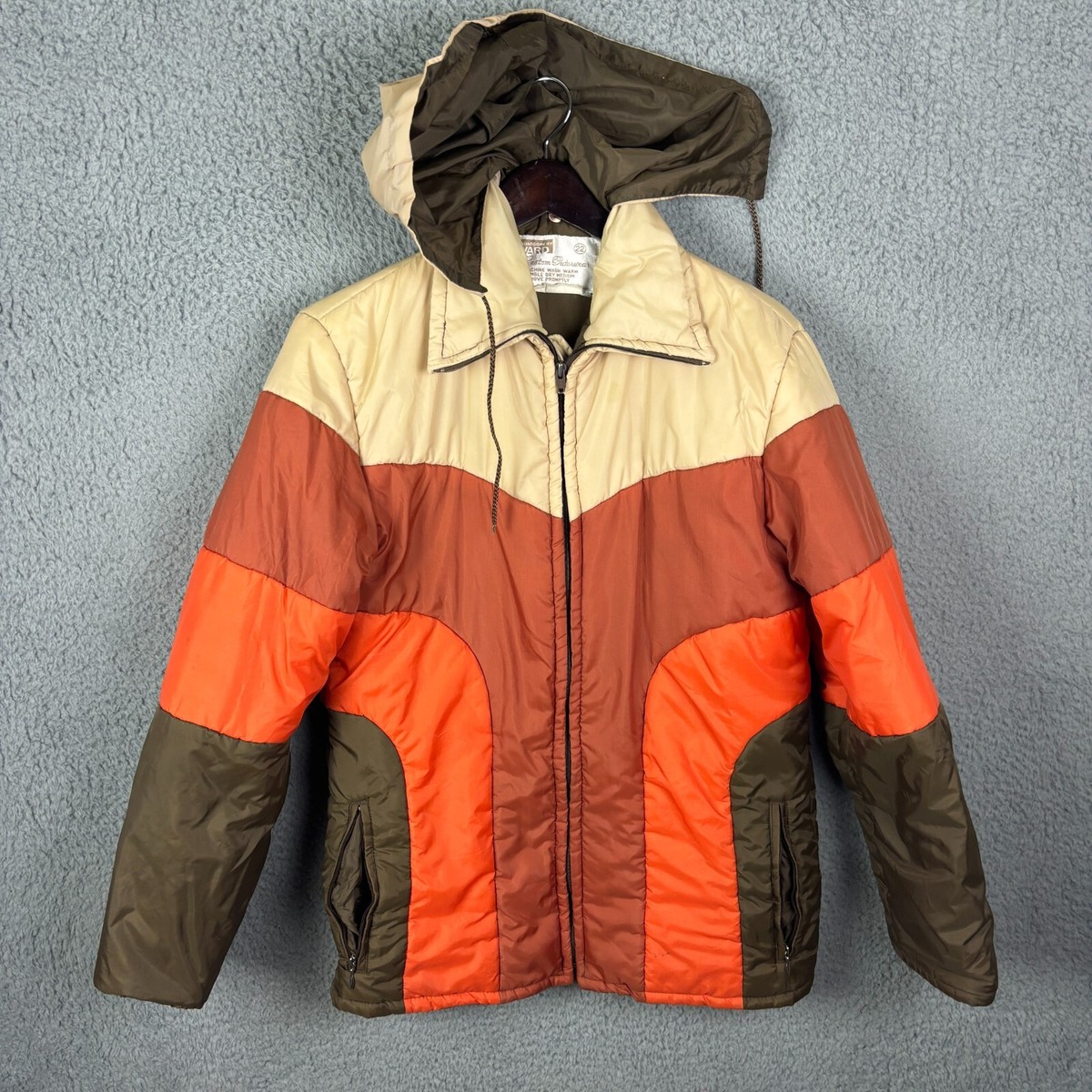Vintage 70s 80s Montgomery Ward Puffer Jacket Mens Large Vintage 70s 80s Montgomery Ward Puffer Jacket Mens Large